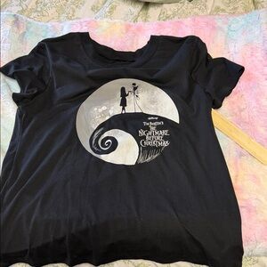 Disney Black and White Nightmare Before Christmas Tee